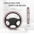 thumbnail image 5 of Fotbe Abstract Leopard Print Steering Wheel Cover Universal 15 in Car Accessories for Men Women,Steering Wheel Protector Comfortable Protective Case for SUV Sedan Decor, 5 of 8
