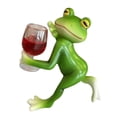 thumbnail image 1 of Resin Frog Planter Decor - Drinking Design, Weather-Resistant, for Garden/Patio/Pot Ornaments, 1 of 3