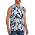 thumbnail image 2 of Daiia Hawaiian Style Printed Men's Tank Tops,Casual Soft Sleeveless Gym Muscle Shirts Bodybuilding Tee-Large, 2 of 8
