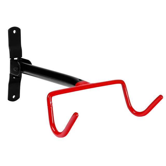 Colgador de bicicleta, gancho de montaje en pared, soporte de bicicleta plegable Horizontal, almacenamiento de bicicletas en garaje, polipasto de bicicleta, tornillos de alta resistencia