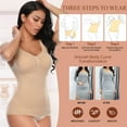 thumbnail image 5 of Vaslanda Women's Shapewear Camisole with Built-in Bra - Tummy Control Compression Tank Tops, 5 of 7