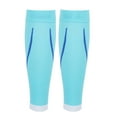 thumbnail image 2 of Calf Compression Sleeve, 1 Pair Calf Compression Sleeve Breathable Lightweight Light Blue Footless Calf Sports Socks For Running Cycling, 2 of 8