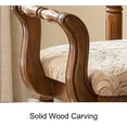 thumbnail image 5 of Vanity Stool Chair Dressing Chair Makeup Dressing Dressing Table Stool,Vanity Dressing Table Chair,Ergonomics Bedroom Makeup Table Stool for Bedroom Furniture Wooden Legs Low Back (Color : Cloth(b) ), 5 of 7