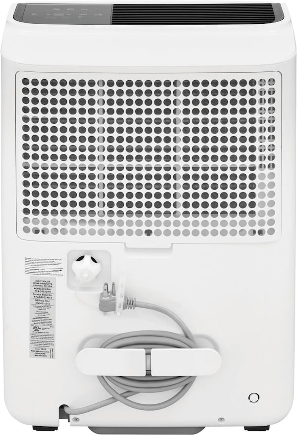 Frigidaire 60 Pint Built-In Pump Dehumidifier up to 5000 Sq Ft, White
