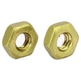 thumbnail image 2 of Uxcell M2 Brass Machine Screw Insert Lock Hex Hexagon Nut Fastener 100 Pack, 2 of 5