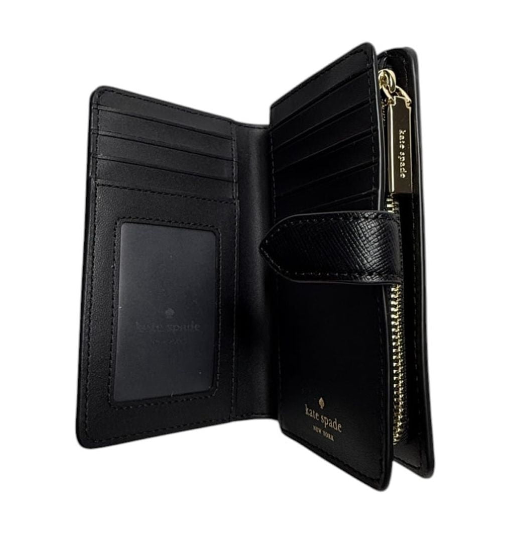 Kate Spade Madison Leather Medium Compact Bifold Wallet