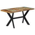 thumbnail image 1 of vidaXL Table à Manger 140x70x75 cm Bois Récupéré Massif, 1 of 5