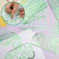 thumbnail image 3 of Jupean Ruler, Sewing Ruler, for Beginners Tailors Designers, 3 of 7
