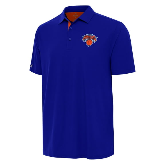 Men's Antigua Royal New York Knicks Era Polo