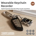 thumbnail image 4 of Mini Camera 1080P HD Camera, Portable Pocket Camera One Click Photo Video Loop Recording Rechargeable Battery, Small Camera for Travel Sports Daily Recording Security Use, 4 of 6