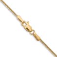 thumbnail image 4 of Auriga Fine Jewelry 14K Yellow Gold 1.3mm Snake Chain Necklace 16 inch for Women, 4 of 6