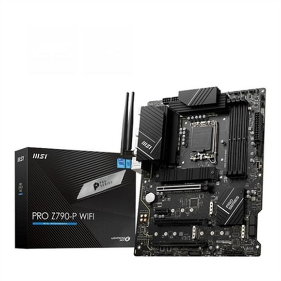 MSI PRO Z790-P WiFi ProSeries Motherboard (Supports 12th/13th/14th Gen Intel Processors, LGA 1700, DDR5, PCIe 5.0, M.2, 2.5Gbps LAN, USB 3.2 Gen2, HDMI/DP, Wi-