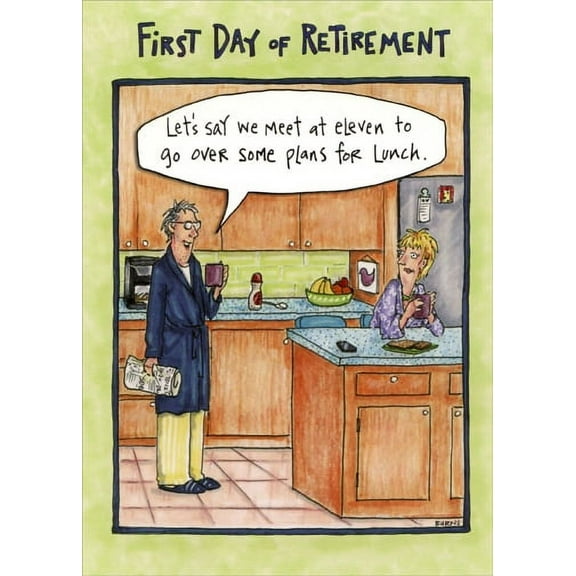 Oatmeal Studios First Day of Retirement Funny Retirement Card