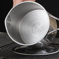 thumbnail image 3 of Oil Filter Pot Tank Container Jug Stainless Steel with Fine Mesh Dust-Proof Lid Electric Wood 1.8L, 3 of 9