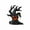 D, variant on XHKUYI Halloween Tree Stump Ghost Figurines 2 inch, Spooky Halloween Resin Tree Ghost Statue Ornament, for Porch Patio Backyard Yard Home Shelf Decor Accent