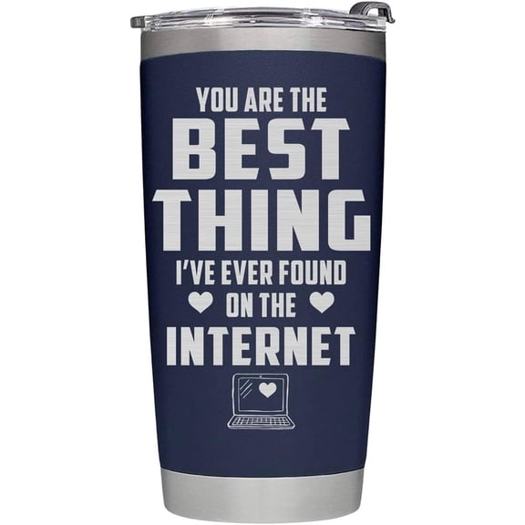 Anniversary, Valentines for Husband from Wife - Gifts for Men, Boyfriend - Valentines Day Gifts for Him - Husband Birthday Gift - I Love You Gifts for Him - Couple Gifts - Tumbler 20oz