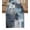 Gray White Blue, variant on ERUNPONLY Blue Grey Table Runner - 36 Inch Long Modern Oil Painted Abstract Art Aesthetics Cotton and Linen Blended Dress Scarves Farmhouse Table Runner for Kitchen Dining, Coffee Table, 13"x36"