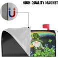 thumbnail image 5 of Irish Gnomes St. Patrick''s Day Mailbox Covers, 18 X 21 Shamrock Gold Coins Pot Magnetic Mailbox Cover, Holiday Decorations Mailbox Wrap Post Letter Box Cover Decor for Home Garden Outdoor, 5 of 5