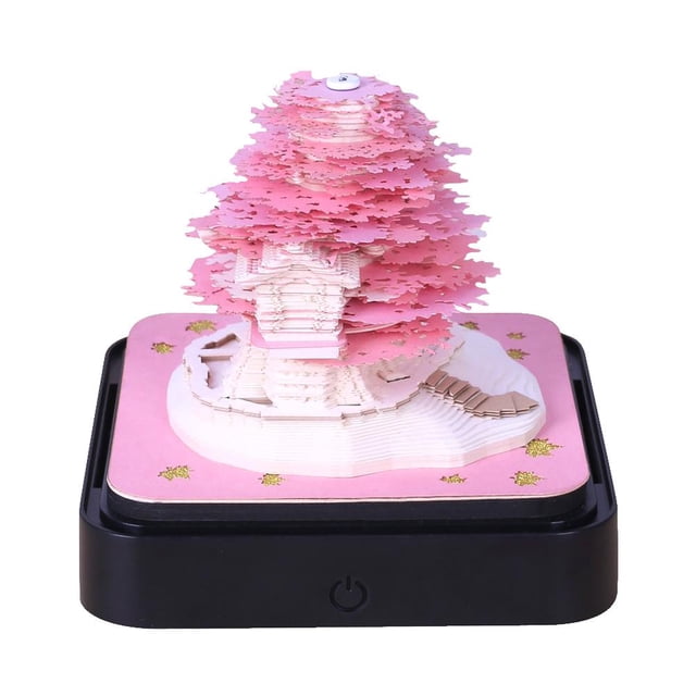 2025 New 3D Desk Note, 3D Calendar Memo Pad, Tearable Sticky Notes Paper Car
