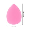 thumbnail image 2 of Unique Bargains 2 Pcs Portable Teardrop Face Makeup Sponge Rose Red, 2 of 4
