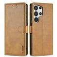 thumbnail image 2 of for Samsung Galaxy S22 Ultra Wallet Case with RFID Blocking Credit Card Holder, Magnetic Clasp PU Leather Folio Flip Kickstand Shockproof Cover Women Men for Samsung Galaxy S22 Ultra,Brown, 2 of 9