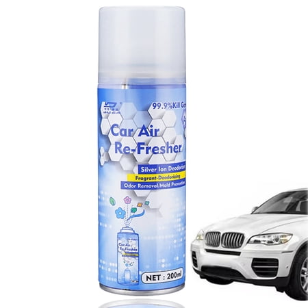 NUAN Car Air Refresher, Silver Ion Odor Eliminator Spray Eliminates Strong Vehicle Odors, 6.8 Fl Oz