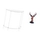 thumbnail image 5 of Mesa Auxiliar De Acrílico Para Espacios Pequeños Con Adorno De Cabeza De Ciervo, Mesita De Noche Estrecha, Estatua De Animal, Decoración Del Hogar, Adorno Decorativo Para Baño Y Sala De, 5 of 8