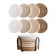 thumbnail image 1 of Posavasos para bebidas Posavasos para mesa de café, paquete de 8 Posavasos Posavasos para bebidas Posavasos boho absorbentes Posavasos para mesa de madera, salón, 1 of 8