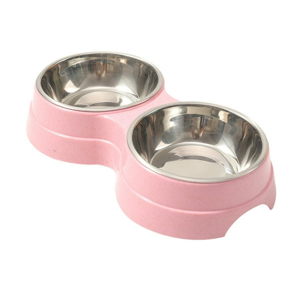 ACDANC Dog Bowls,Stainless Steel Dog Bowls,Dog Food Bowl with Dual Bowl Design