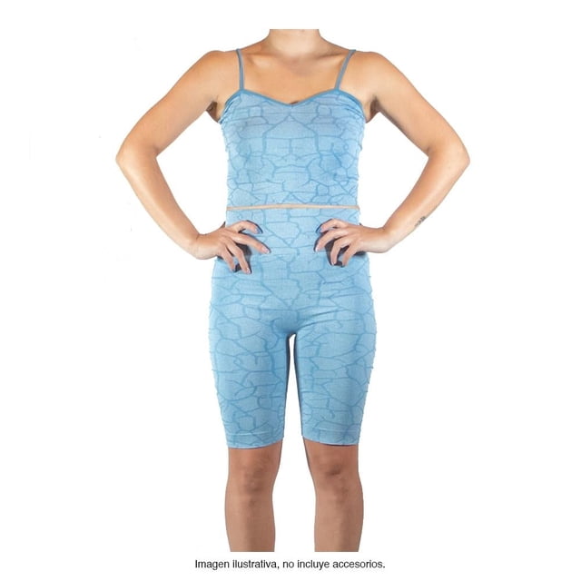 Conjunto Deportivo Fit Pants Co. Unitalla Efecto Push Up Azul