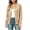 Khaki, variant on gbyLJF Womens Collar Button Cardigan Sweaters Lightweight Long Sleeve Knit Shirts Open Front Casual Tops