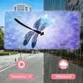 thumbnail image 4 of Smoaffly Holography Glass dragonfly Decorative Car Front, Blue Cloudy Sky Metal Car Plate, License Plate, Vanity Tag, Aluminum Novelty License Plate for Car 6×12 Inch, 4 of 5