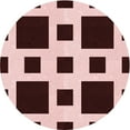 thumbnail image 1 of Ahgly Company Machine Washable Indoor Round Transitional Deep Rose Pink Area Rugs, 7' Round, 1 of 7