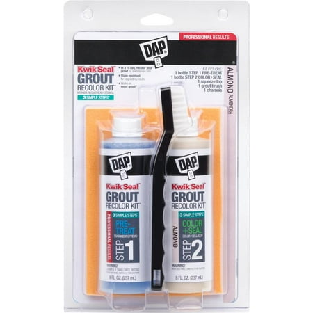 Dap 00636 Almond Grout Cleaner & Recolor Kit (Best Thing To Clean Grout)