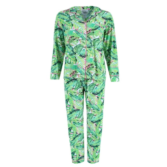 Mentally Exhausted  Hawaiian Notch Pajama Set (Women's)