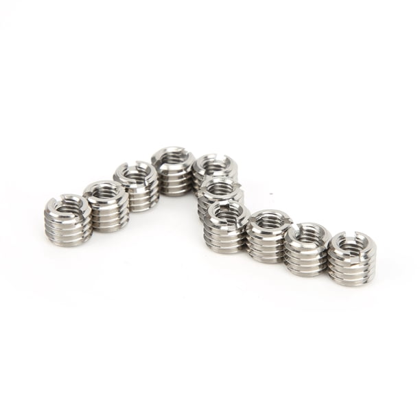 Insertos Roscados, Inserto Roscado M3 10 Piezas M6 X 1,0 Mm M10 X 1,5 Mm 8 Mm Tuerca De Reparación De Rosca Con Más Proyectos Para Impresiones 3D Para Madera Anggrek Otros