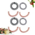thumbnail image 2 of 8PCS Full Circle Spring Head Band Comb Stretch Flexible Hair Combs Headband Tooth Headband for Women, 2 of 8