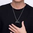 thumbnail image 3 of De colr de hombres buceo hecho a mano regalos de alto pulido joyería estilo para cumpleaños madre amante niñas Sunnimix Collar colgante, 3 of 7
