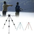 thumbnail image 3 of Retractable Fishing Bracket Tripod Aluminum Foldable Fishing Rod Pole Holder, 3 of 6