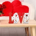thumbnail image 4 of Decoraciones para San Valentín, adornos para San Valentín, regalos para San Valentín, decoración para San Valentín, adornos de madera, decoración para fiestas en el hogar, letras, artesanías de madera, 4 of 5