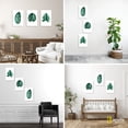 thumbnail image 2 of Cuadro Decorativo Tríptico Vertical Hojas Verdes Canvas Revolution  Set De 3 Cuadros 25x38 cm, 2 of 5