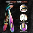 thumbnail image 5 of BEZOX Angled Head Nail Clippers for Seniors - Ergonomic Toenail Clipper for Thick Nails, Nail Cutters with Catcher - Rainbow, 5 of 9