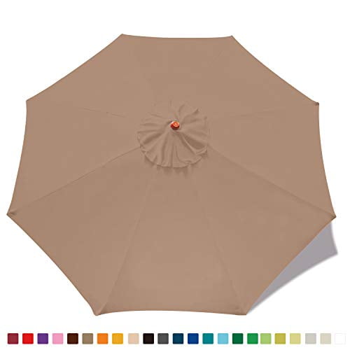 MASTERCANOPY 7.5ft Patio Umbrella Replacement Canopy Market Table