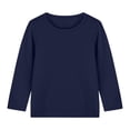 thumbnail image 3 of Bovxnpu Girls Long Sleeve Shirts Undershirts Kids Long Sleeve Crew Neck Soft Cotton Base Layer Top Outfits, 3 of 6