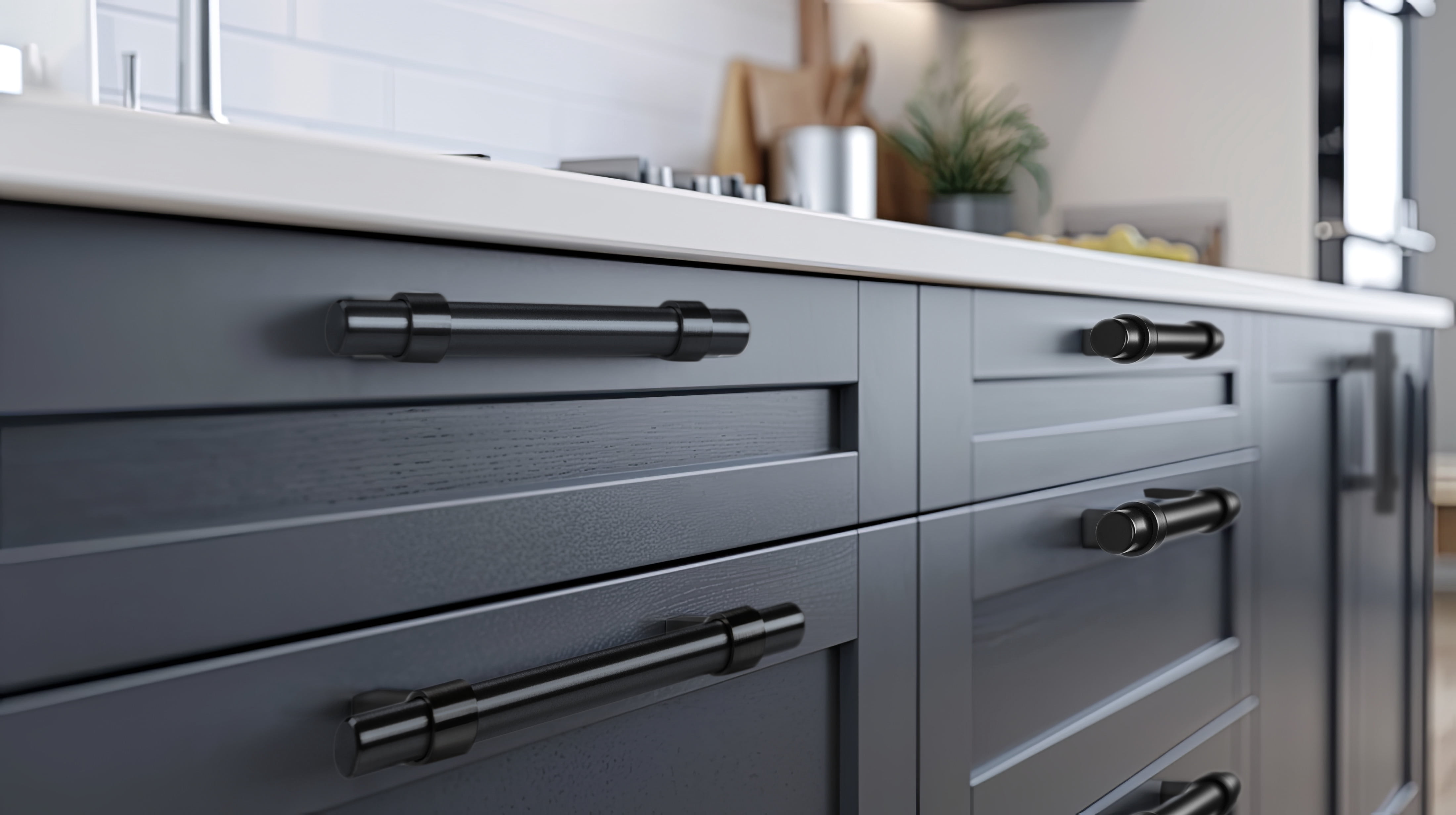 Aldhurst 30 Pack 5 inch Loop Cabinet Pull Matte Black Stainless Steel 3 inch Hole Center