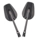 thumbnail image 4 of Espejos retrovisores (1 par) elegantes para motocicletas y scooters. Compatible con tornillos M8 y M10. Oval, 4 of 9