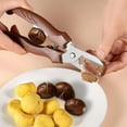 thumbnail image 4 of Nut Opener Pliers Chestnut Shell Opener, Walnut Chestnut Nut Shell Opener, Walnut Cracker Heavy Duty Shell Seafood Pecan Walnut Cracker Tool, Metal Nut Cracker Tool for All Sorts of Nuts…, 4 of 6