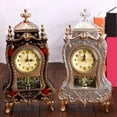 thumbnail image 3 of YIEMEEN European Vintage Mantels Clock Musical Melodies Chimes Classical Home Decors, 3 of 17