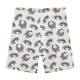 thumbnail image 4 of joogoo Vintage Crab Print Girls Lined Shorts Bike Dance Bottoms 4T, 4 of 7