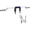 thumbnail image 3 of OUYAWEI Safety Squat Bar Thick Pads Collars 2in Plate Compatible Ergonomic Cambered Silver, 3 of 7